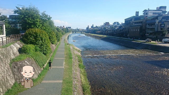 京都の鴨川