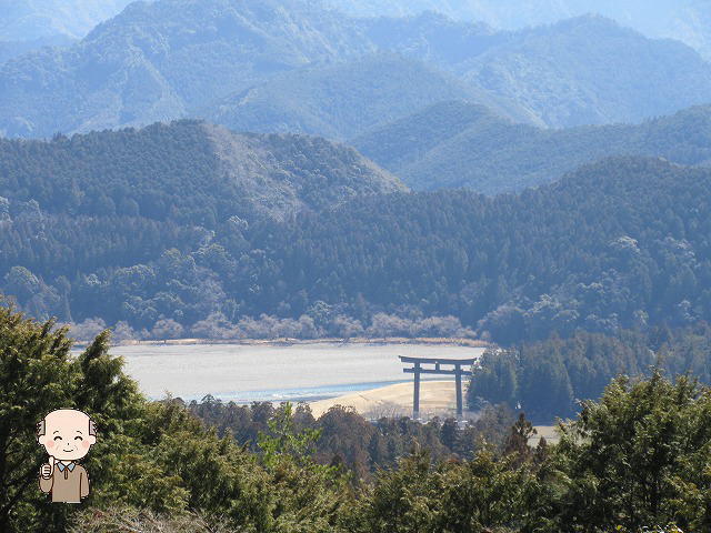 熊野古道からの大鳥居